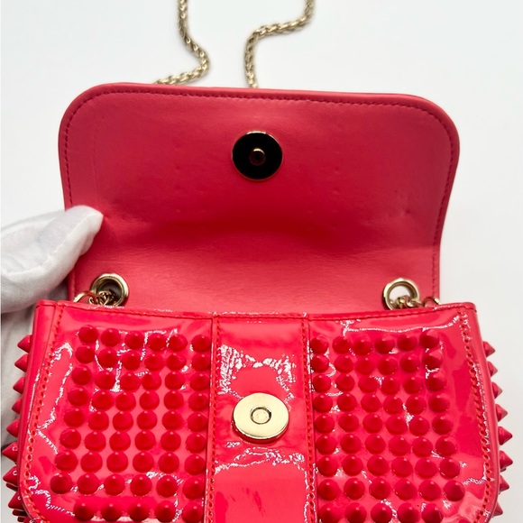 Christian Louboutin Mini Sweet Charity Crossbody Bag with Studded Spikes - EUC - Picture 15 of 15